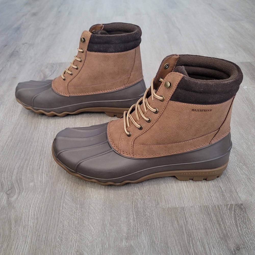 Sperry Brewster Waterproof Duck Boots Men’s NWOB